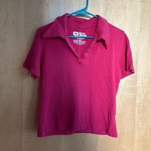 Big Bud Press fisherman’s polo hot pink size medium m